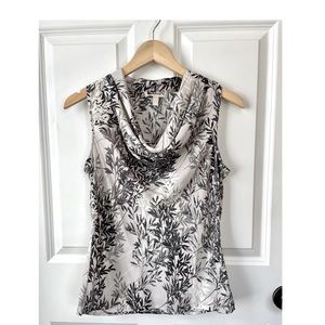 Cowl Neck Sleeveless Top Sz XS